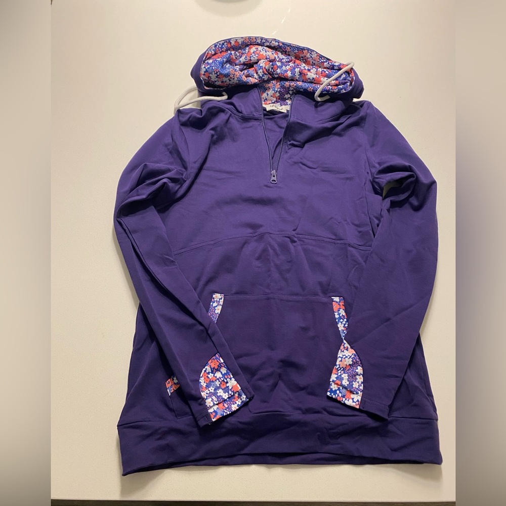 Purple hoodie